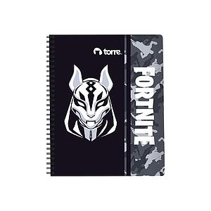 CUADERNO TORRE UNIV. CLASICO 7mm 100 Hjs FORTNITE 