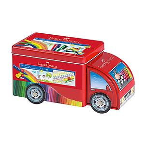 MARCADORES FABER-CASTELL CONECTOR CAMION METALICO 33 COLORES