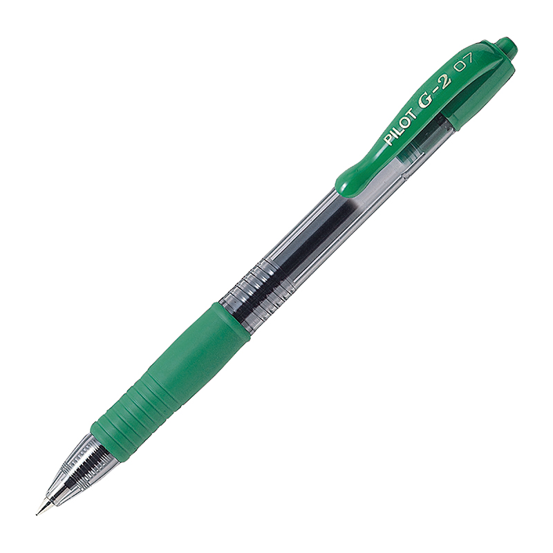 LAPIZ TINTA PILOT G-2 0.7 VERDE ( DESC. )