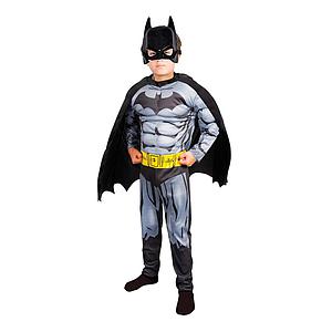 DISFRAZ GLAM BATMAN DELUXE CON MUSCULOS TALLA 7-8 AÑOS