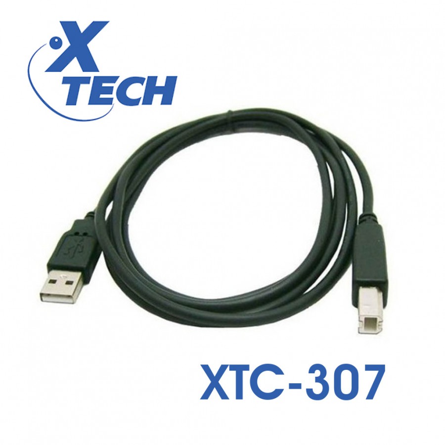 CABLE USB XTECH XTC307 TIPO A IMPRESORA 1.8M