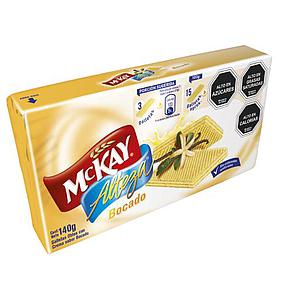 GALLETA OBLEA MACKAY ALTEZA  BOCADO 140GRS.