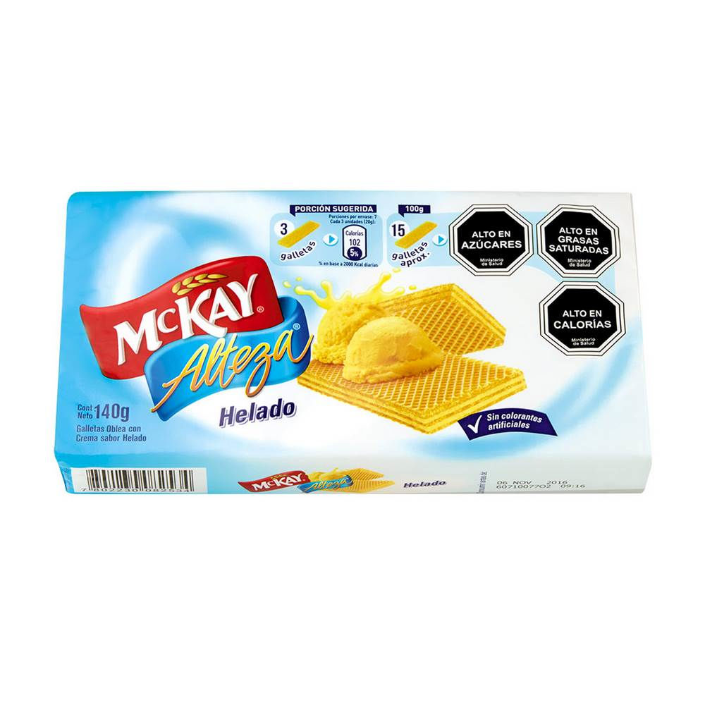 GALLETA OBLEA MACKAY ALTEZA HELADO 140GRS.