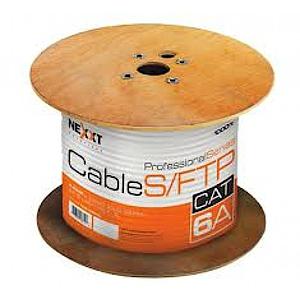CARRETE CABLE RED NEXXT F/UTP Cat6 305mts NEGRO CMX EXTERIOR