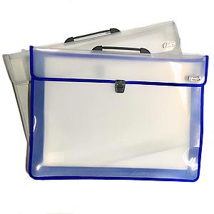 MALETIN GRANDE PORTADIBUJO HAND B412 TRANSPARENTE 33,5 X 57,5