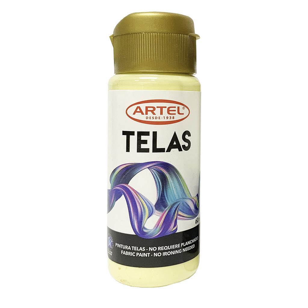 PINTURAS P/ TELAS ARTEL 60 ml PASTEL AMARILLO N° 103