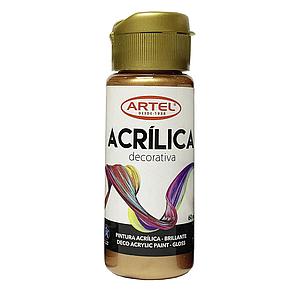 PINTURA ACRILICA ARTEL 60ml DECO METAL BRONCE N° 992