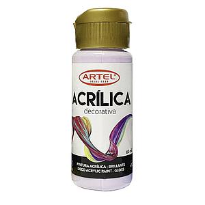 PINTURA ACRILICA ARTEL 60ml DECO PASTEL LILA N° 301