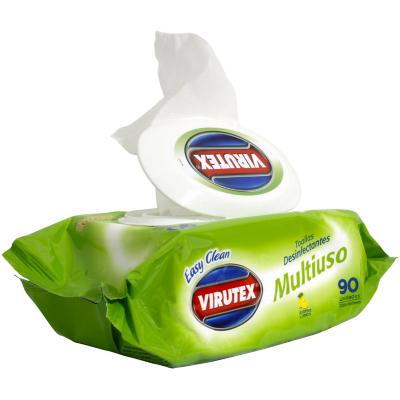 TOALLITAS DESINFECTANTES MULTIUSO VIRUTEX 90 UNID. LIMON ( LA )