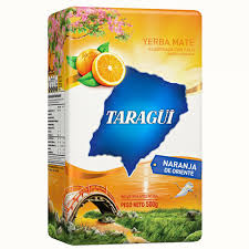 YERBA MATE TARAGUI SABOR NARANJA DE ORIENTE 500 GRS.