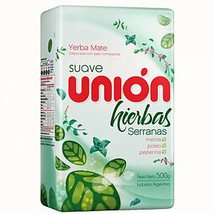 YERBA MATE UNION SUAVE HIERBAS SERRANAS 250 GRS