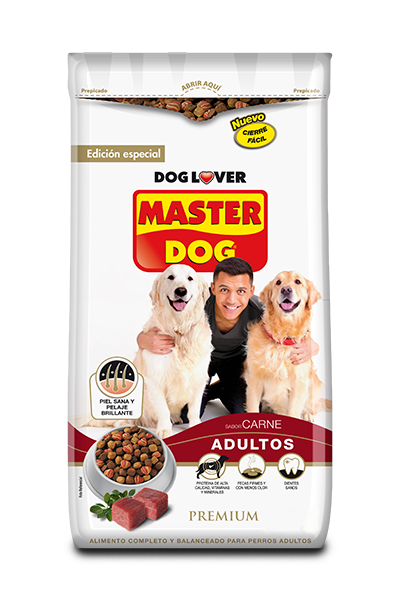 ALIMENTO MASTER DOG ADULTO  CARNE 18KGS.