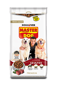 ALIMENTO MASTER DOG ADULTO  CARNE 18KGS.