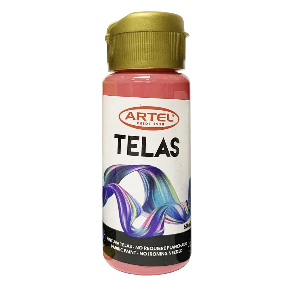 PINTURAS P/ TELAS ARTEL 60 ml ROSADO N° 84