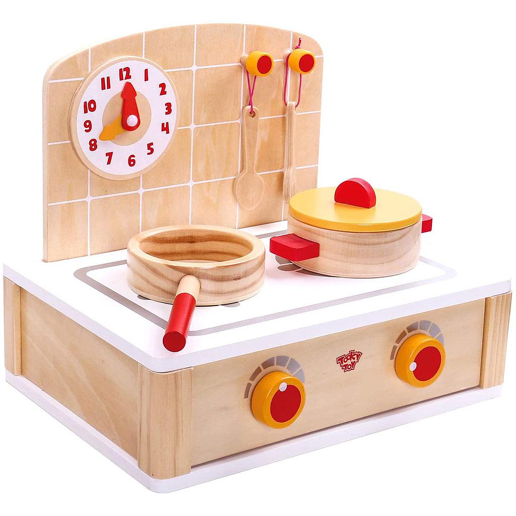 SET DE COCINA TOOKY TOY 3+ 7PIEZAS (TKB900) ( DESC. )