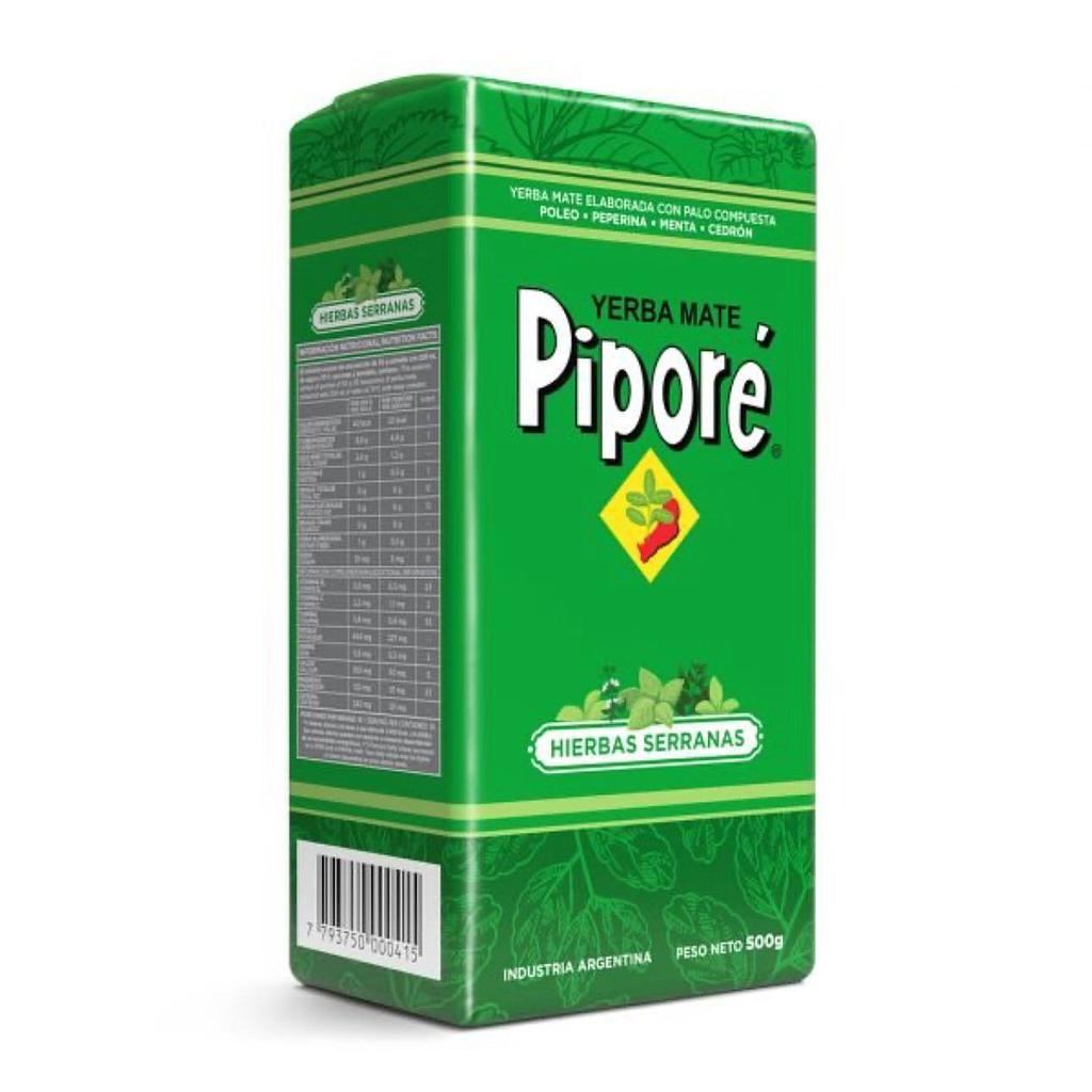 YERBA MATE PIPORE HIERBAS SERRANAS 500 GRS