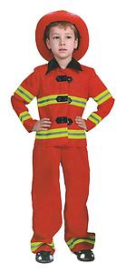 DISFRAZ INFANTIL GLAM BOMBERO TALLA 4-6 AÑOS