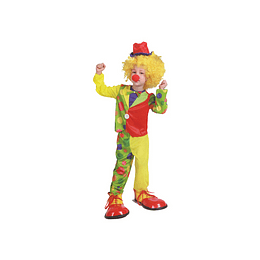 DISFRAZ INFANTIL GLAM PAYASO TALLA 7-9 AÑOS