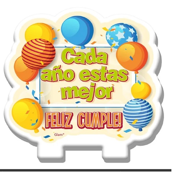 VELA GLAM CADA AÑO ESTAS MEJOR 1UNID.