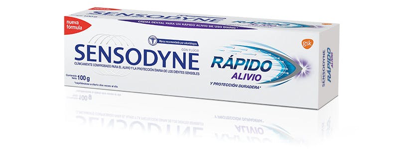 PASTA DENTAL SENSODYNE RAPIDO ALIVIO 100GRS.