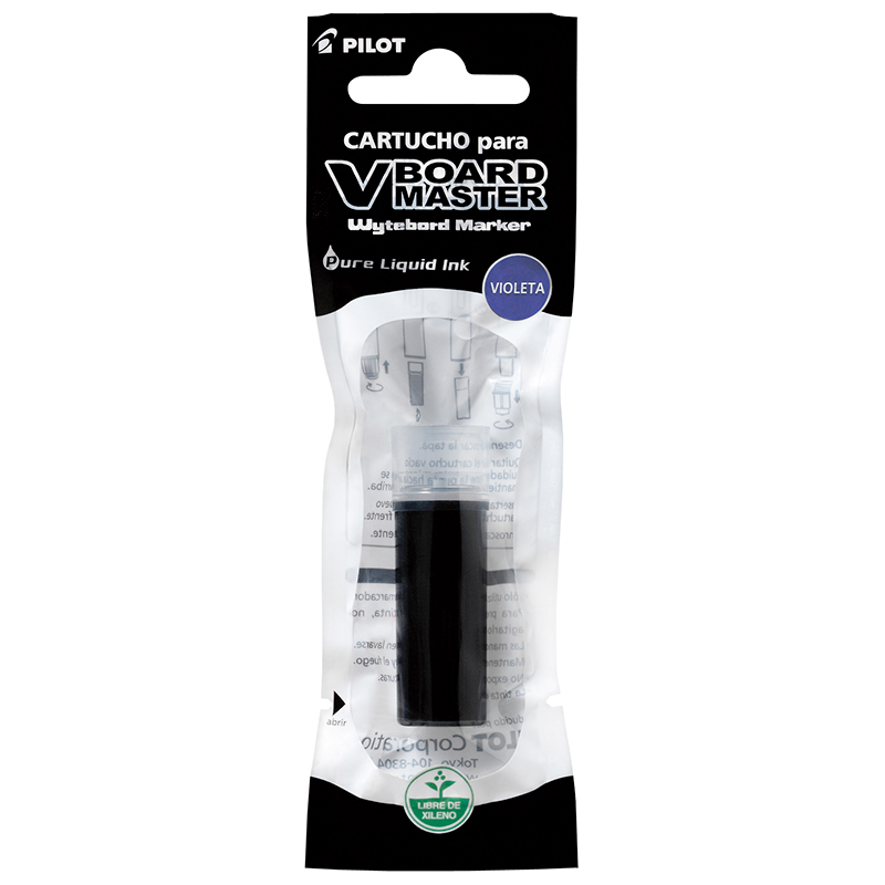 CARTUCHO TINTA PILOT PARA PLUMON DE PIZARRA VIOLETA