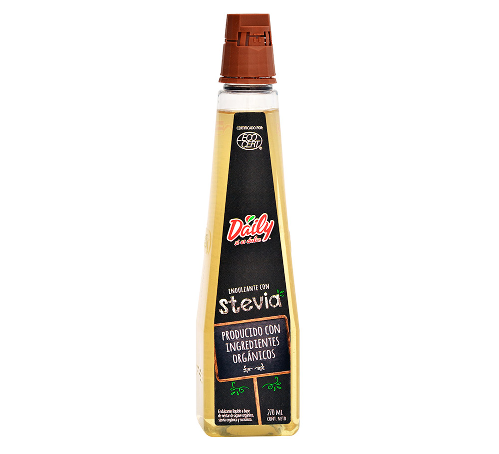 ENDULZANTE LIQUIDO DAILY INGREDIENTES ORGANICOS 270ML.