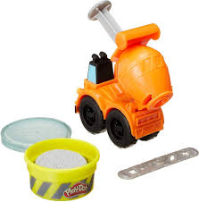 VEHICULO MINIATURA PLAY-DOH WHEELS MEZCLADOR DE CEMENTO +3a (E4575)