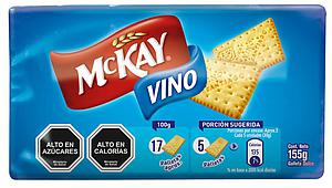 GALLETA MACKAY VINO  155GRS.