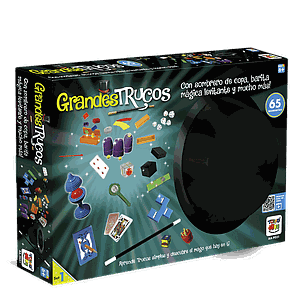 JUEGO GRANDES TRUCOS SET1 65 TRUCOS C/SOMBRERO 6+ (AA-9031)