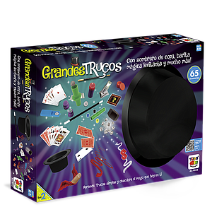 JUEGO GRANDES TRUCOS SET2 65 TRUCOS C/SOMBRERO 6+ (AA-9032)