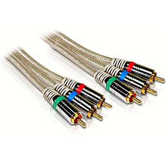 CABLE AUDIO Y VIDEO RCA A RCA PHILIPS 1.2 MTS SWA4131
