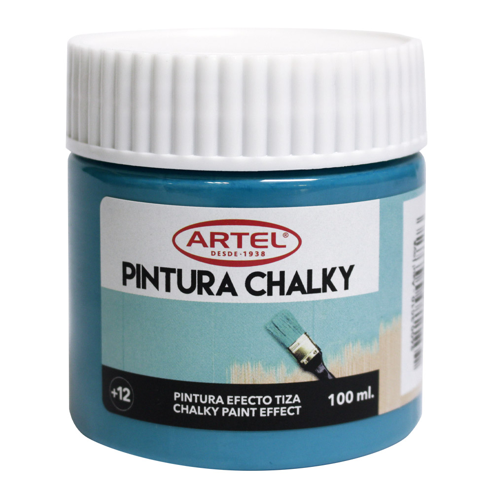 PINTURA ARTEL CHALKY EFECTO TIZA 100ML. AZUL JOYA ( DESC. )