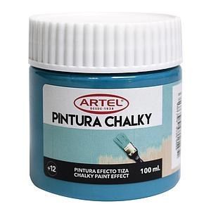 PINTURA ARTEL CHALKY EFECTO TIZA 100ML. AZUL JOYA ( DESC. )