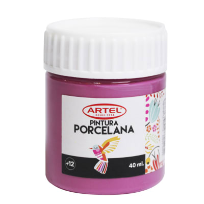 PINTURA PORCELANA ARTEL FUCSIA PROFUNDO 40ML.