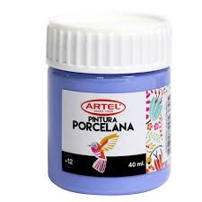 PINTURA PORCELANA  ARTEL AZUL OPALINO 40ML.