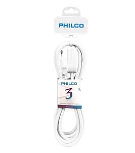 EXTENSION PHILCO XT50 3MTS BLANCO 