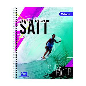 CUADERNO TORRE UNIV. CLASICO 7mm 100 Hjs DEPORTISTAS ( DESC. )