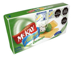 GALLETA OBLEA MACKAY ALTEZA CHIRIMOYA 140GRS.