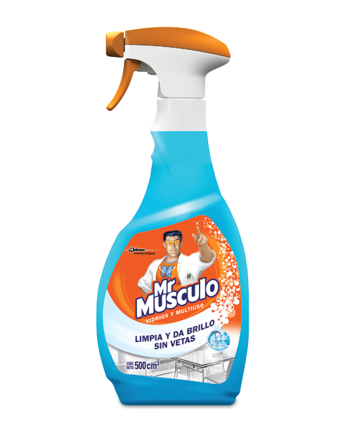 LIMPIA VIDRIOS GATILLO MR. MUSCULO 500 cm.
