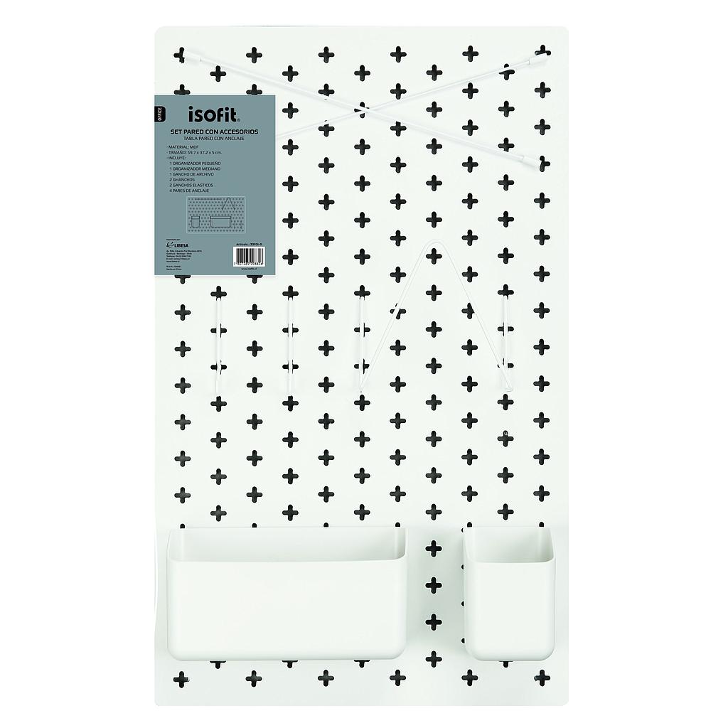 SET ACCESORIOS DE PARED ISOFIT OFFICE 59,7 X 37,2 CM. 