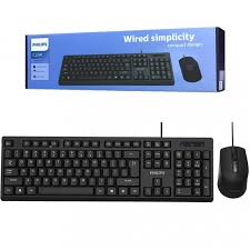 KIT TECLADO/MOUSE ALAMBRICO PHILIPS C234