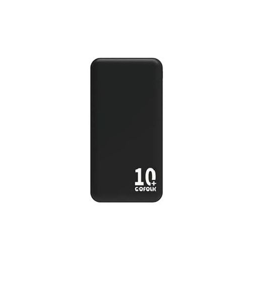 POWERBANK COFOLK 10000mAh QCHARGE 3.0 2 USB-A 1 USB-C CP02 NEGRA 