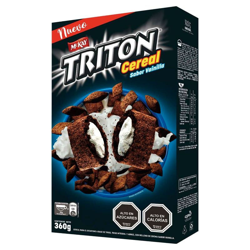 CAJA DE CEREAL MACKAY TRITON VAINILLA 360grs