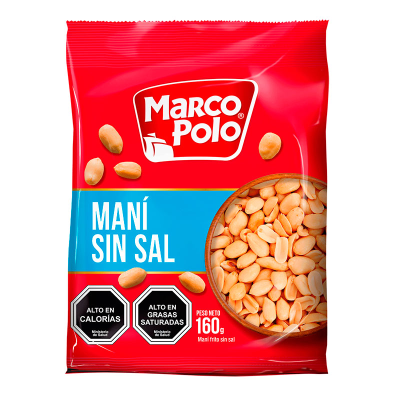 MANI SIN SAL MARCO POLO 160GRS.