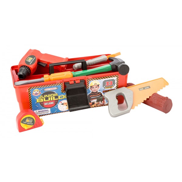 CAJA HERRAMIENTAS JUNIOR BUILDER 33PCS. 3+ (BAS090)