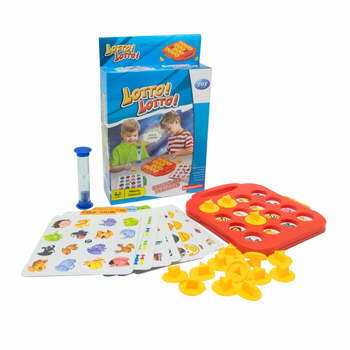 JUEGO MEMORICE INTERCAMBIABLE C/TIEMPO LOTTO 4+ (BAS389)