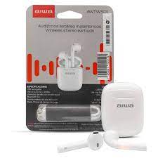 AUDIFONOS AIWA BLUETOOTH 5.0 TRUE WIRELESS BLANCOS AWTWSD1