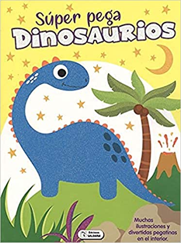 LIBRO SUPER PEGA DINOSAURIOS EDIC.SALDAÑA(CAD125)