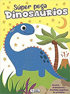 LIBRO SUPER PEGA DINOSAURIOS EDIC.SALDAÑA(CAD125)