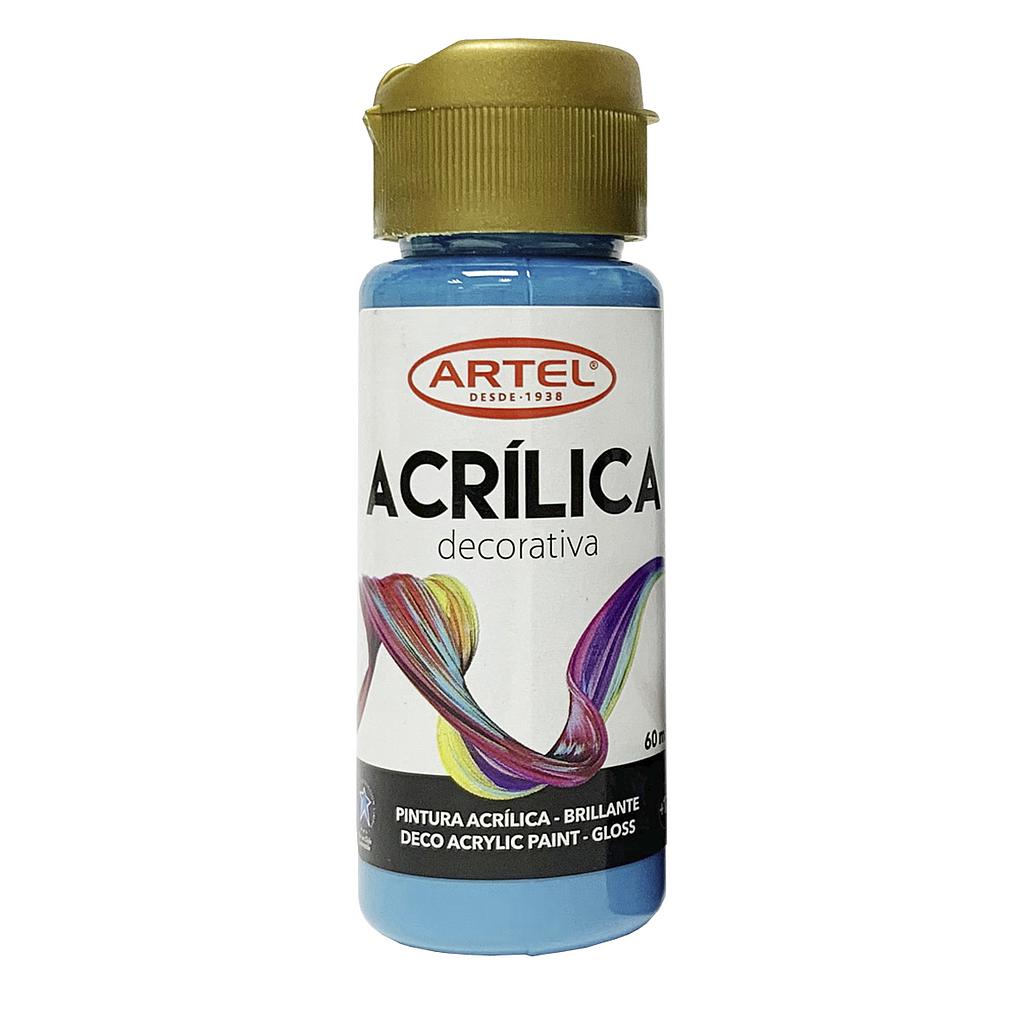 PINTURA ACRILICA ARTEL 60ml DECO AZUL CALIPSO  N° 400